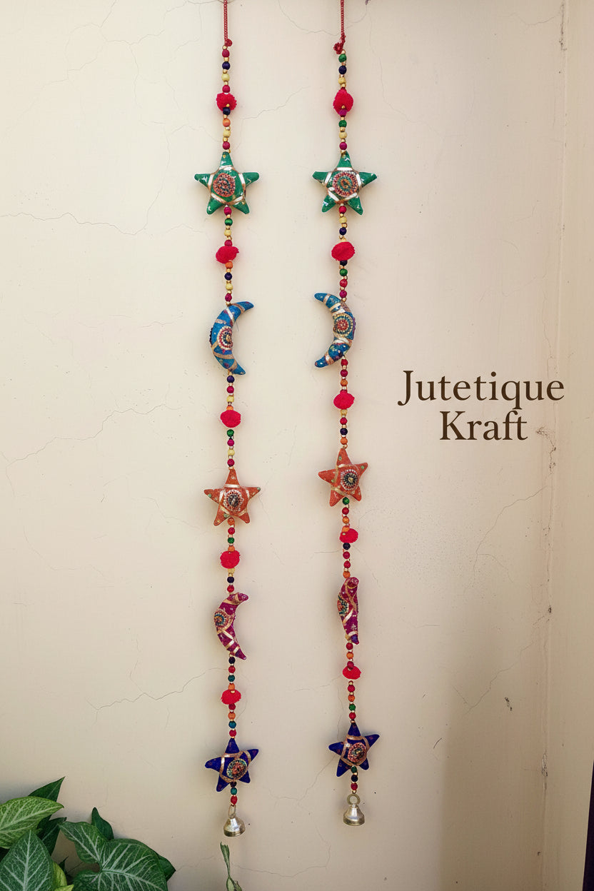 Multicolor Fabric Door Toran