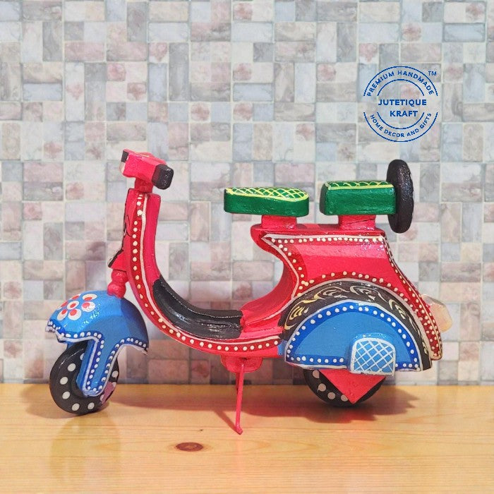 Wooden Handmade Vintage Scooter