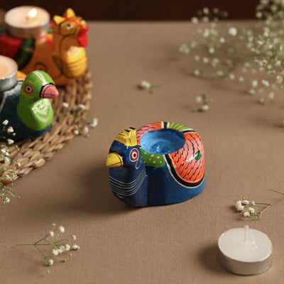 Wooden T Light candle holders