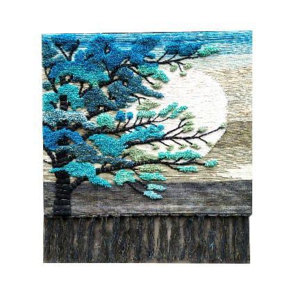 Handmade Woolen Tree Tapestry Wall Hanging