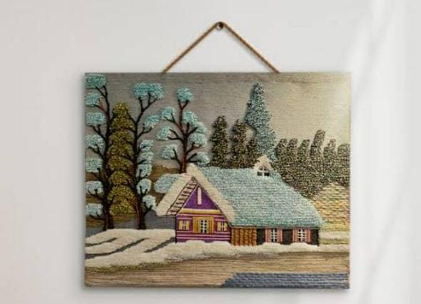 Handmade Woolen Wall Hanging Tapestry
