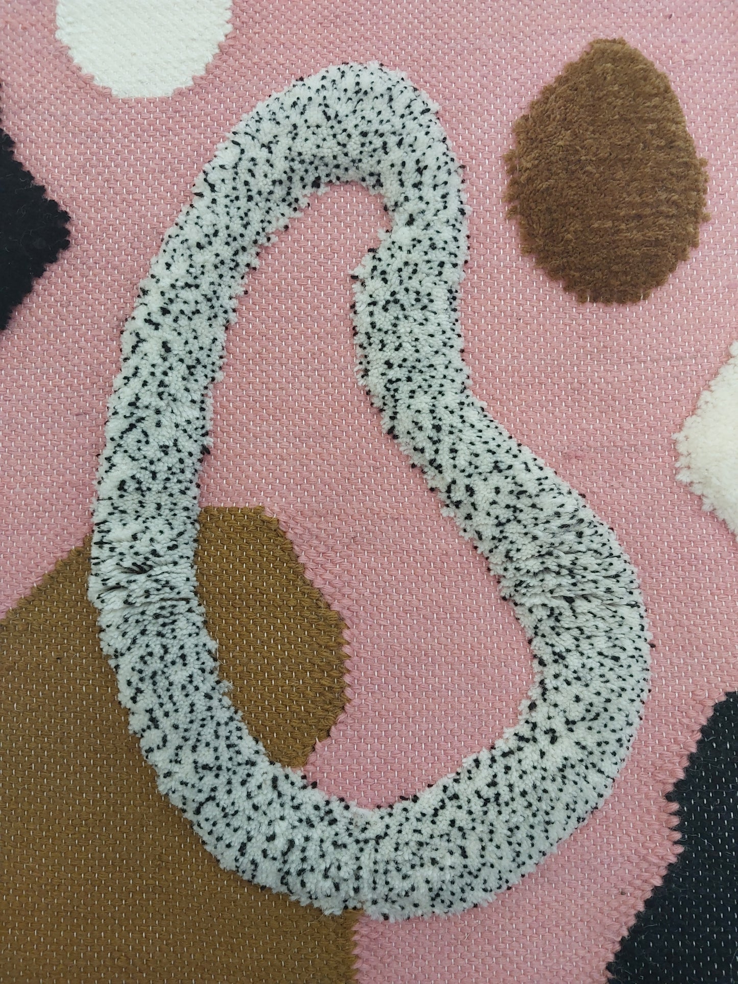 Jutetique Handmade Woolen Mini-Banner – 18" Boho Wall Valance