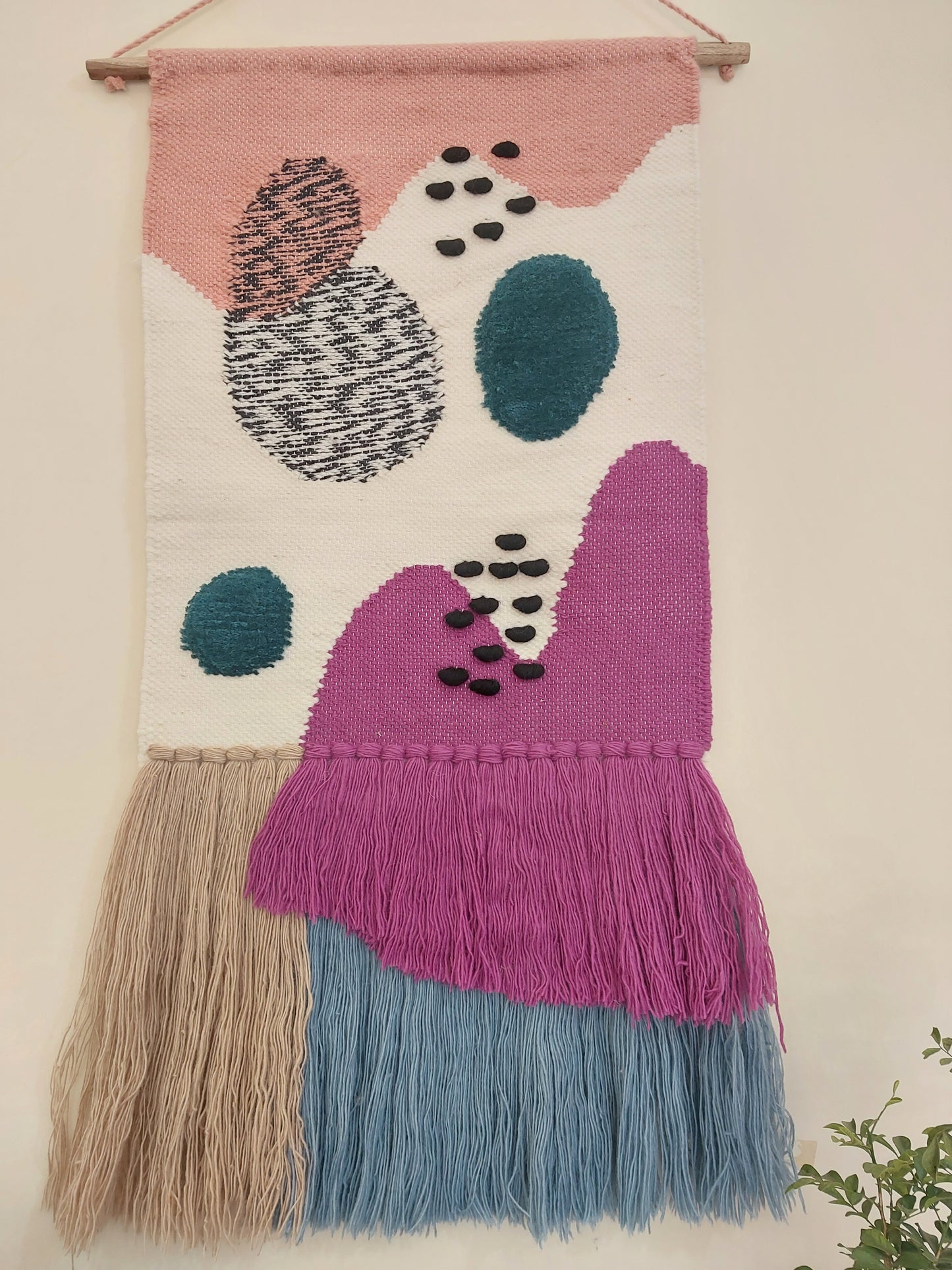 Artisan Crafted Wool Strip Tapestry – Jutetique