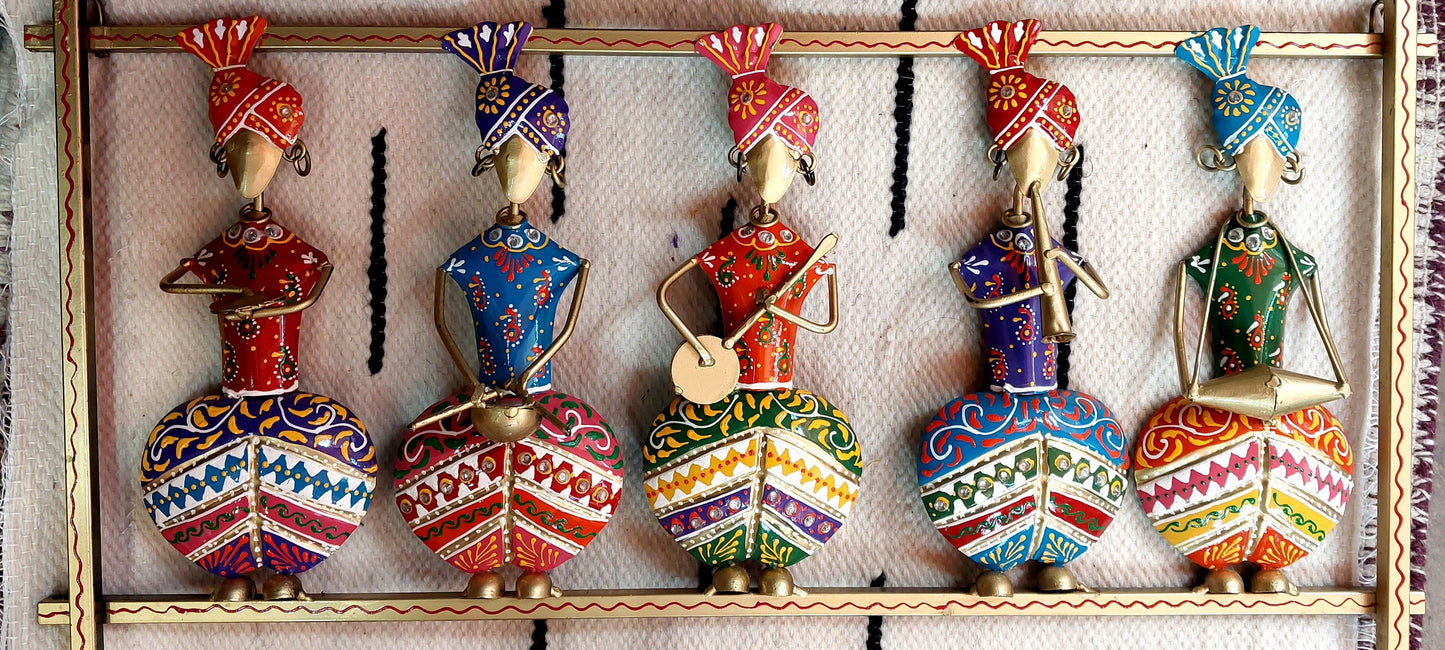 Five Sardar Musician Wall Hanging Set