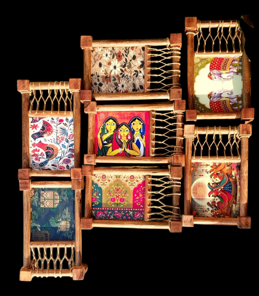 Wooden Khaat / Charpai Serving Platter