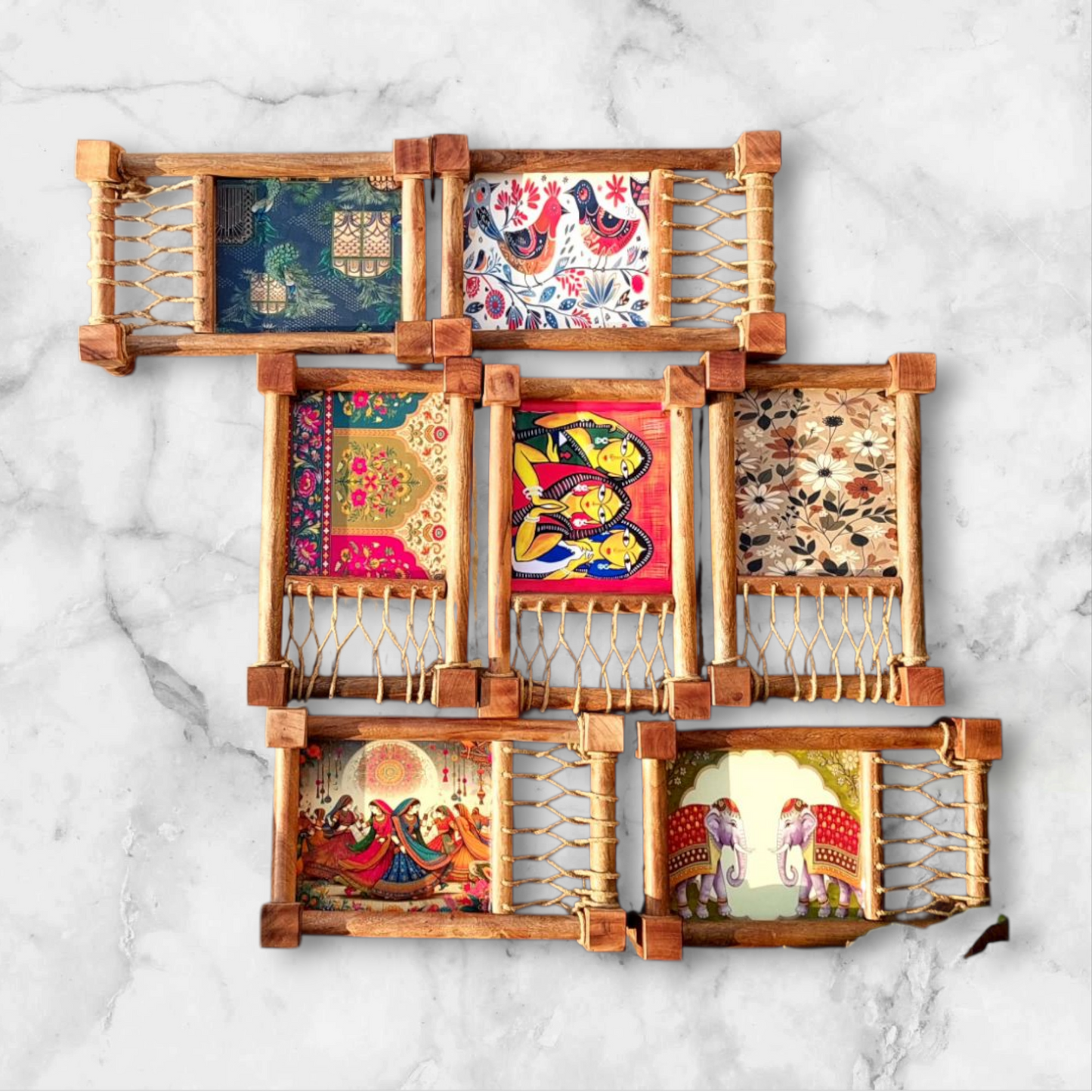 Wooden Khaat / Charpai Serving Platter