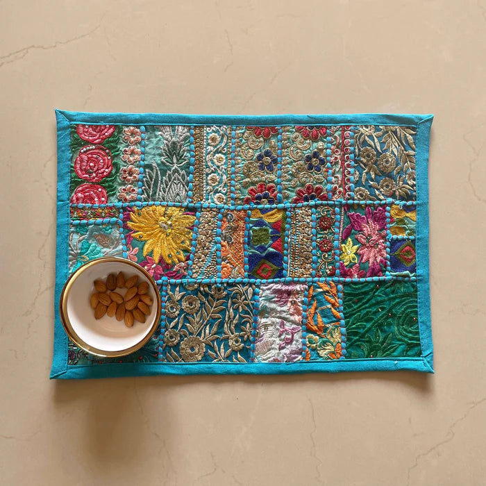 Vibrant Patchwork Placemats (Set of 6)