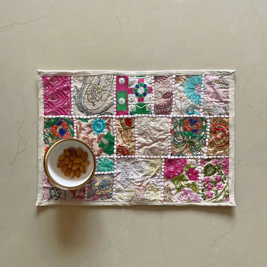 Vibrant Patchwork Placemats (Set of 6)