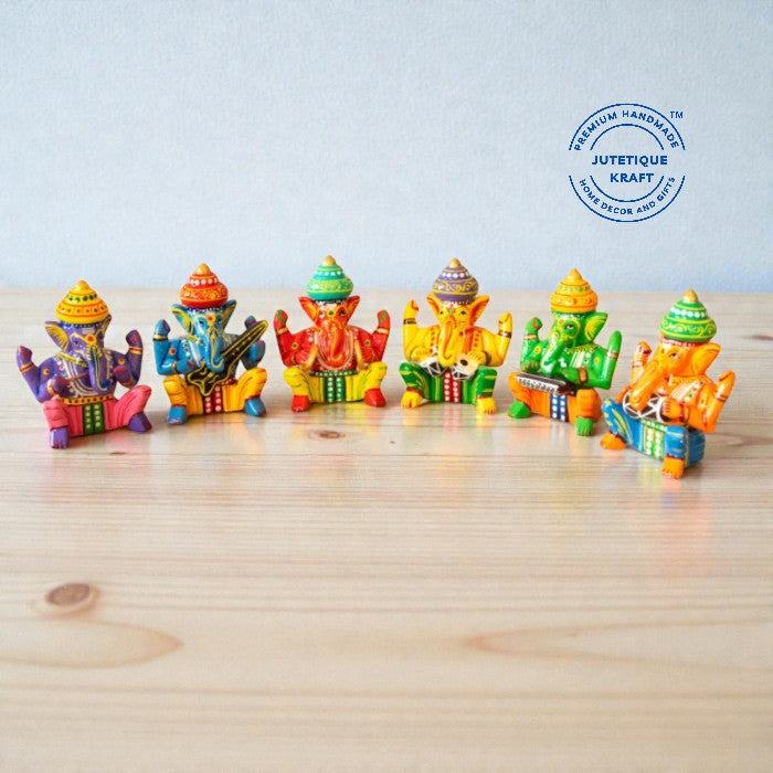 Wooden Handmade Traditional Ganesha Musical set