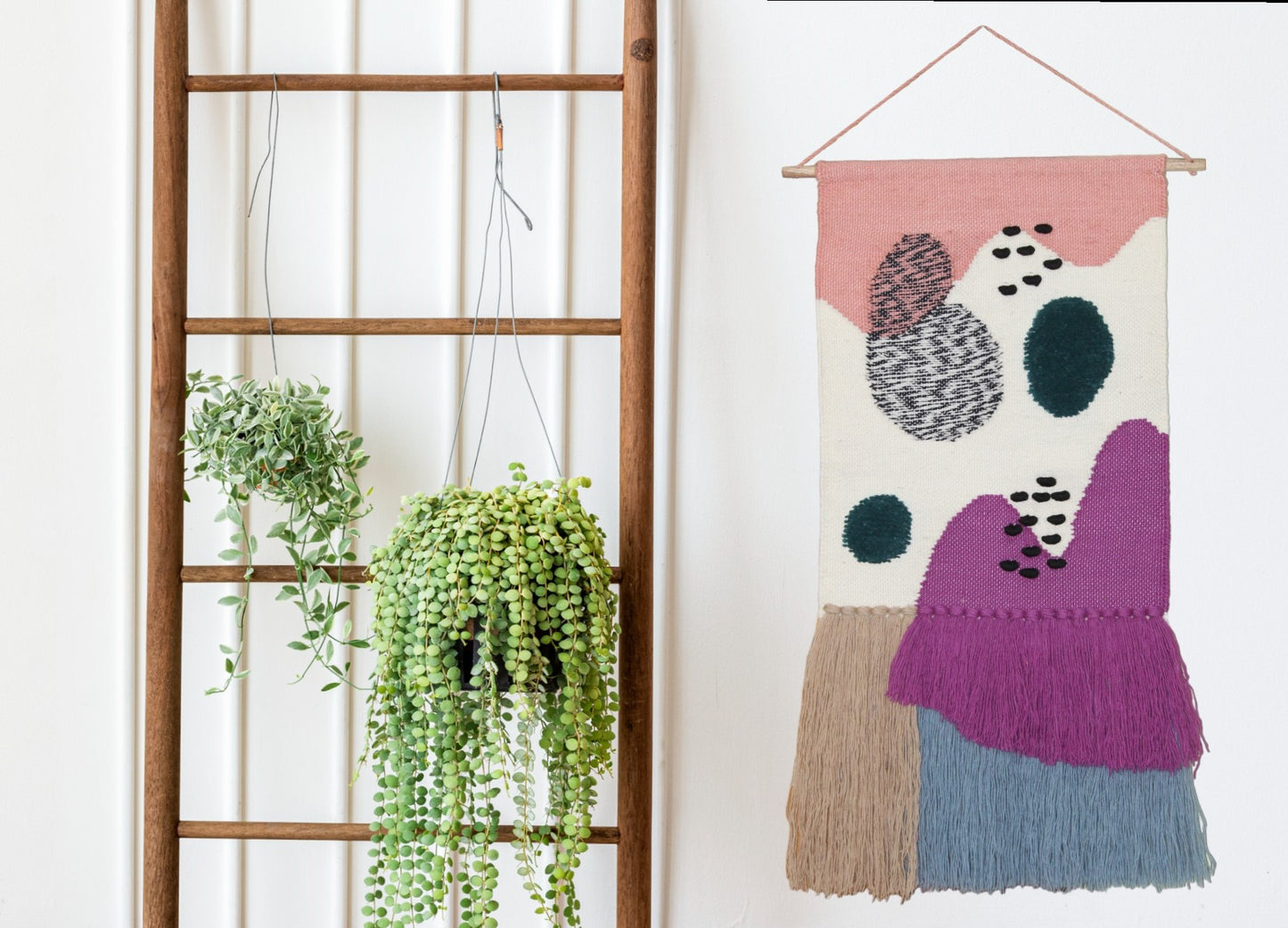 Artisan Crafted Wool Strip Tapestry – Jutetique