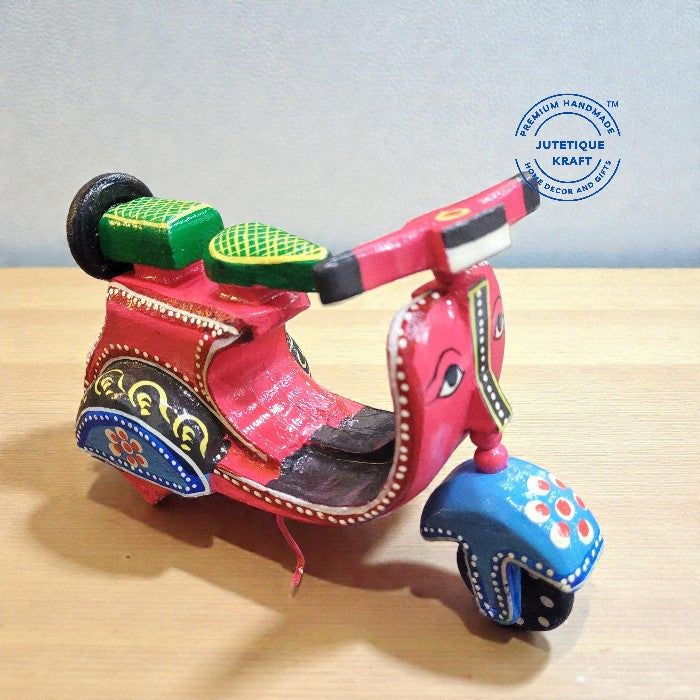 Wooden Handmade Vintage Scooter