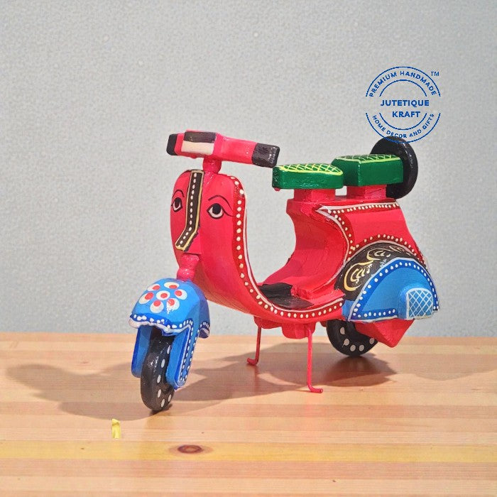 Wooden Handmade Vintage Scooter