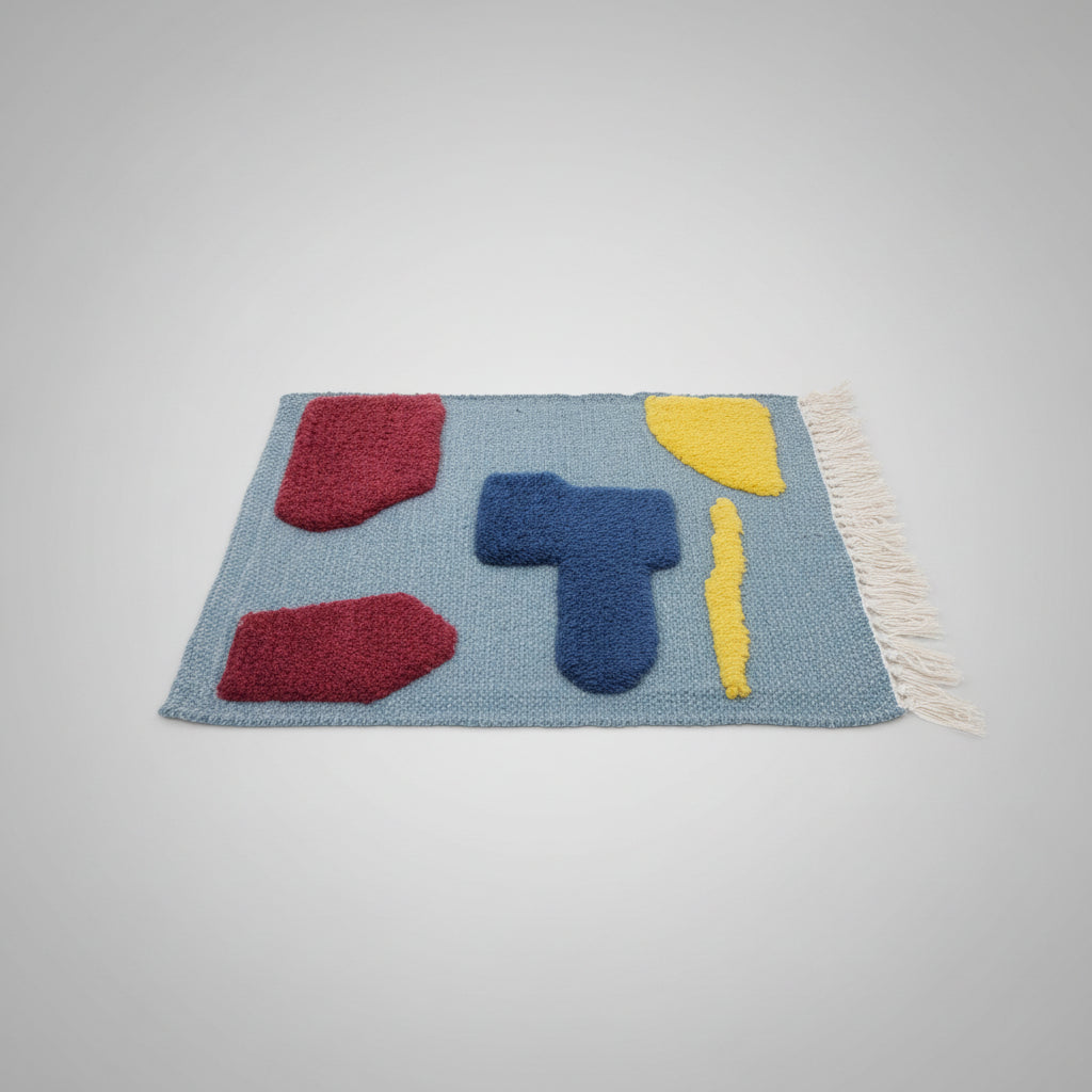 Handcrafted 18x18" Wool Decor Square