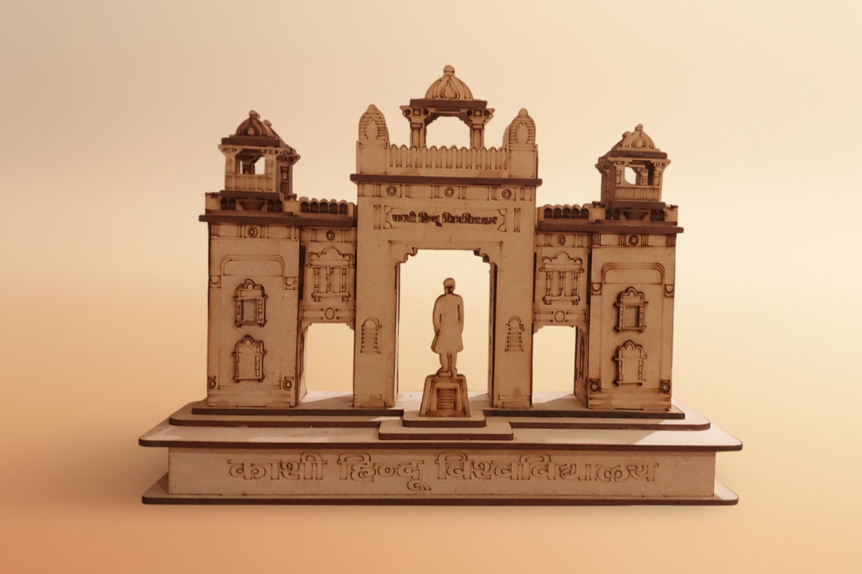 Wooden Statue of Varanasi's Banaras Hindu University