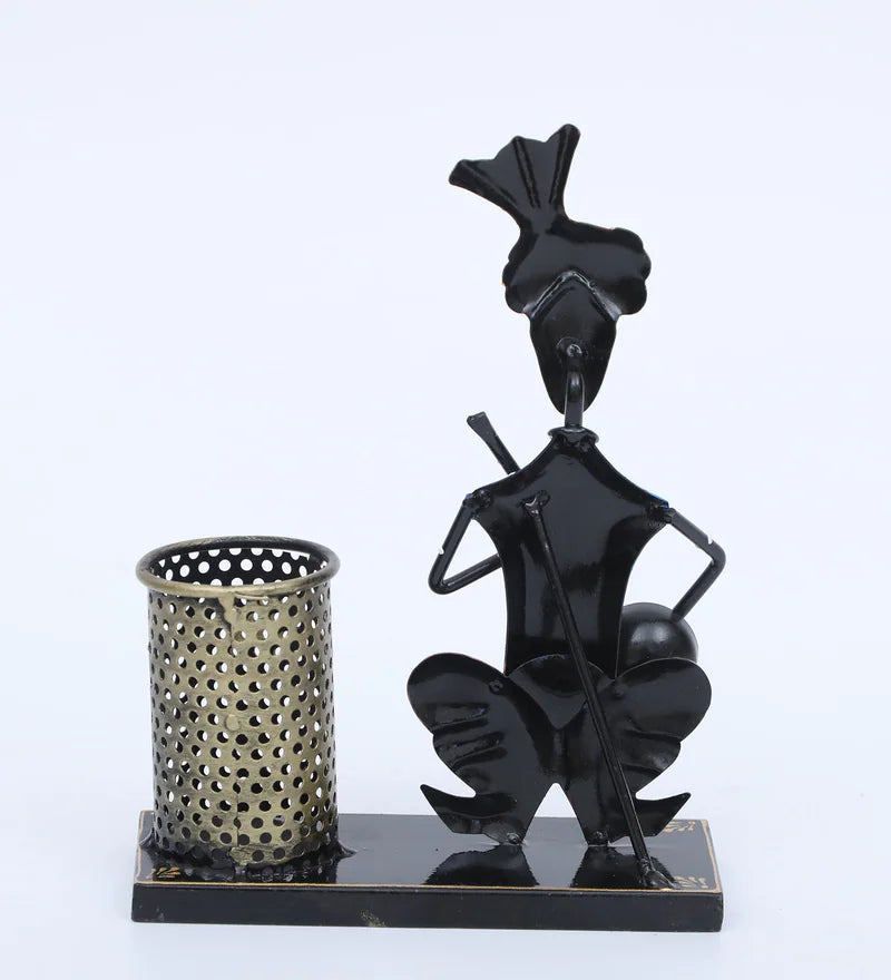 Handcrafted Sardar Musician Metal Pen Holder