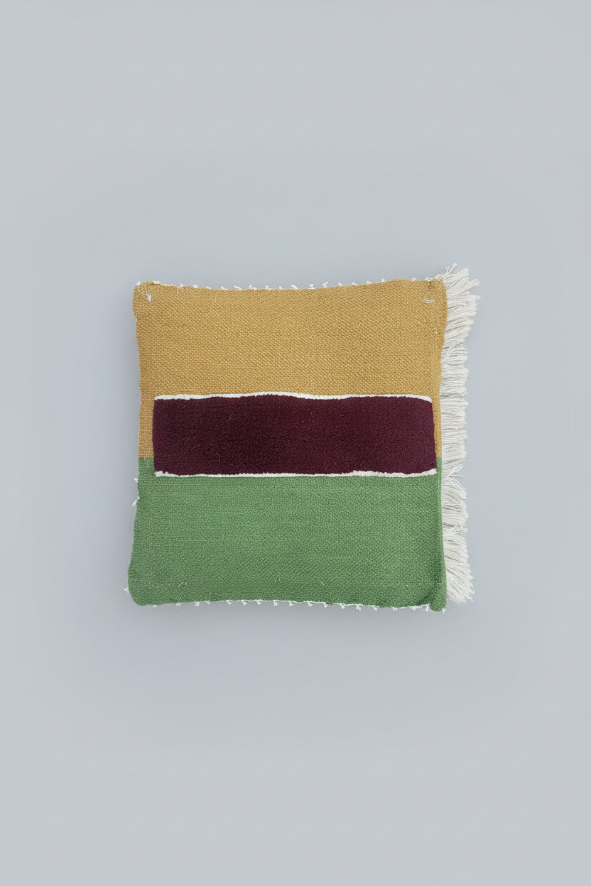 Handcrafted 18x18" Wool Decor Square