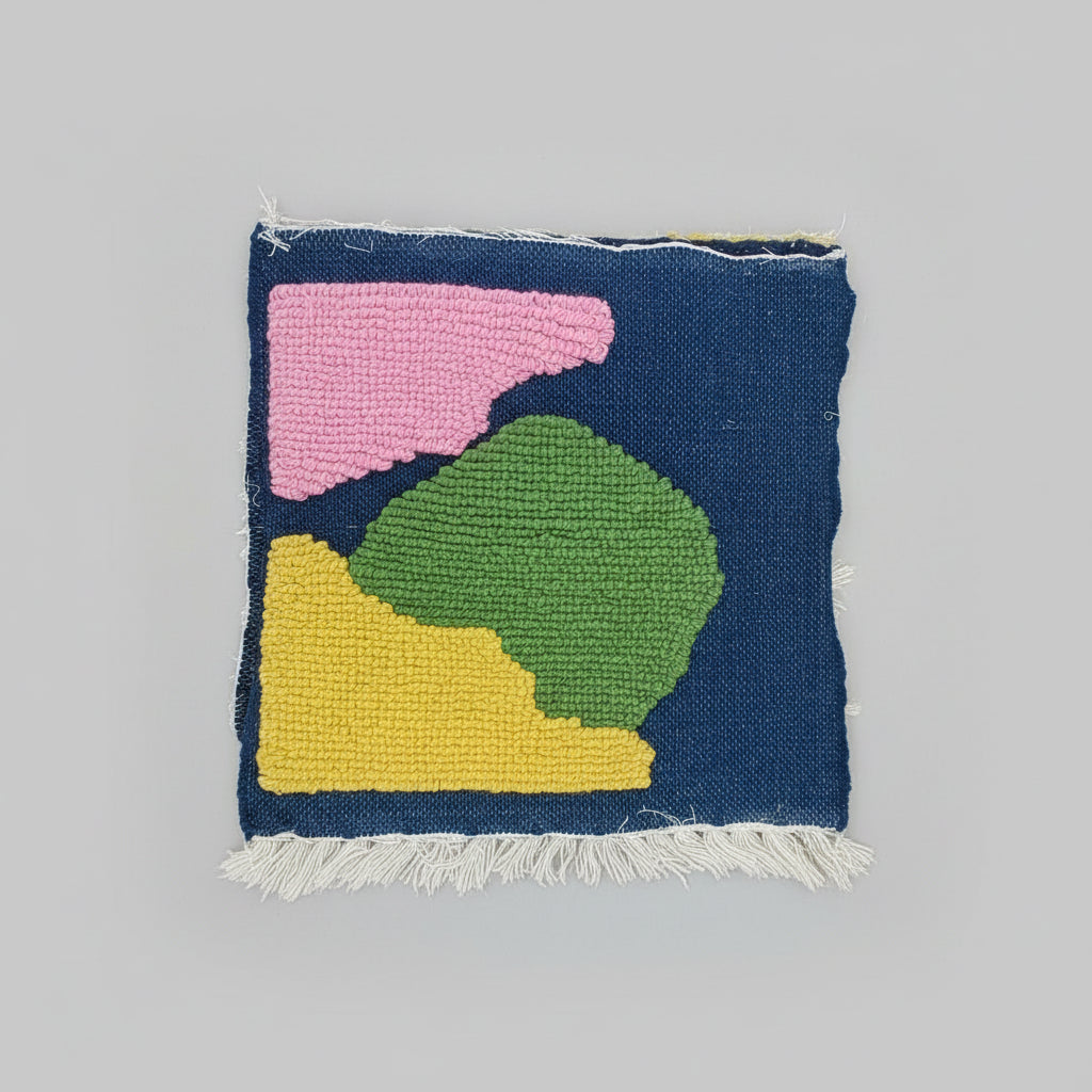 Handcrafted 18x18" Wool Decor Square