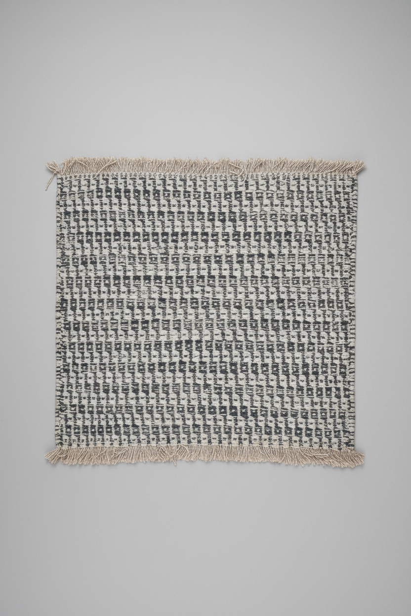 Exclusive Hand-Woven Wool Square (20" x 20" Inches)