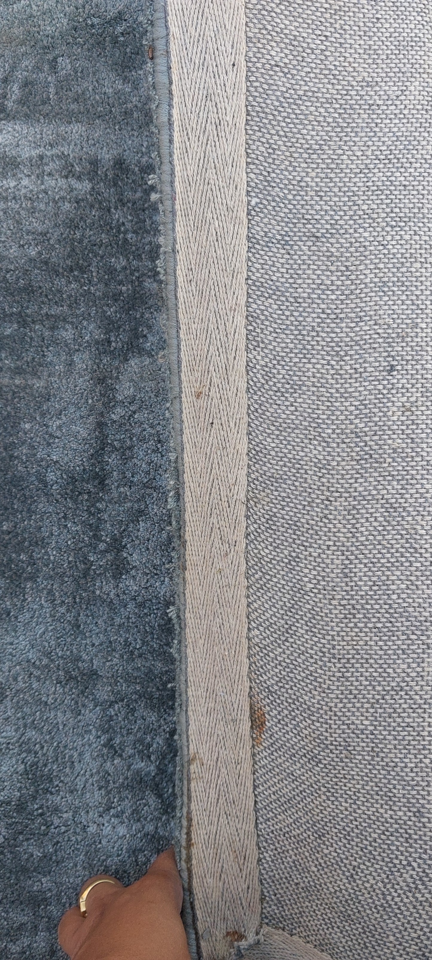 Velvet-Finish 18x18" Artisanal Bedside Square