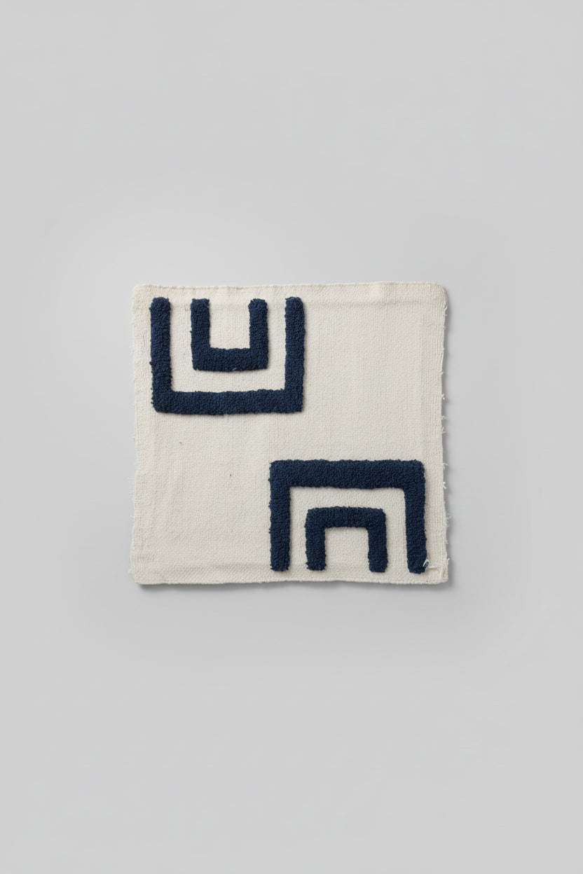 Handcrafted 18x18" Wool Decor Square