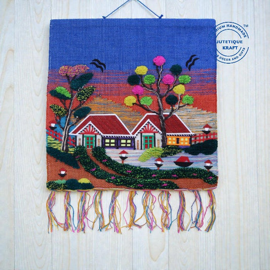 GI Tagged 30" Jute Hand Woven Wall Hanging